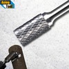 SB-5 Tungsten Carbide Burr Rotary File Cylinder Shape Double Cut