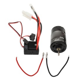 Brushed Motor ESC Combo 550 Brushed Motor with 60A Brushed ESC for Tamiya Drag Head Tractor Truck 1/14 Off Road Climbing Car 1/10 29T