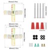 RTNLIT Light Fixture Mounting Bracket, 4" Universal Chandelier Crossbar with