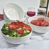 TGLBT 40oz Porcelain Salad/Soup Bowls,Ceramic Pasta Bowl Set, Microwave And