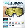 SNOWER Adults Ski Goggles Replacement Lens With UV Protection and