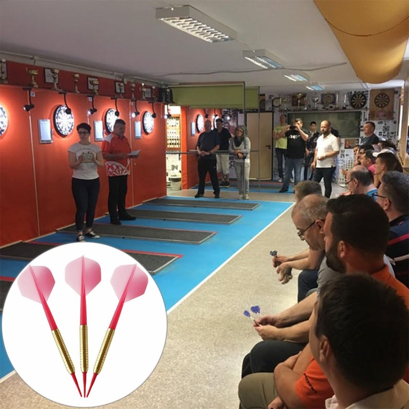 VIVIIHOO 10 x Dart Shafts with Fixed Flights, Flights -