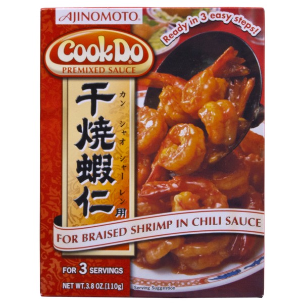Ajinomoto Cookdo Shrimp Chili Sauce, 3.8-Ounce Units (Pack of 10)