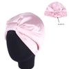 AIMALL Imitated Silk Sleep Cap for Women, 22.8 Inch Adjustable