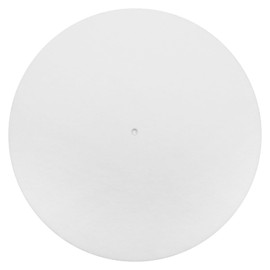 3mm Turntable Mat 12 Inch Slipmat Anti-Static for Viny Record Player High-Fidelity Audiophile Acoustic Sound Support (White)