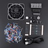 DIY Electronic Clock Kit, Multi-Function Light Control Rotation Digital LED
