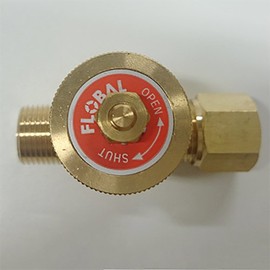 Flowbal Brass Single Mouth Ring Needle Valve MVRS-0310 3/8x10