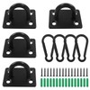 OSVJE 4 Pcs M5 Stable Pad Eye Plates with 4