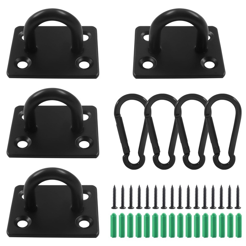 OSVJE 4 Pcs M5 Stable Pad Eye Plates with 4