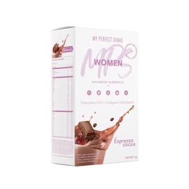 WOMEN - MY PERFECT SHAKE - Con 48 nutrientes  Colgeno hidrolizado, caf verde, coenzima Q10, probiticos, omega 3, fibra, protena y mucho ms - Sabor... 