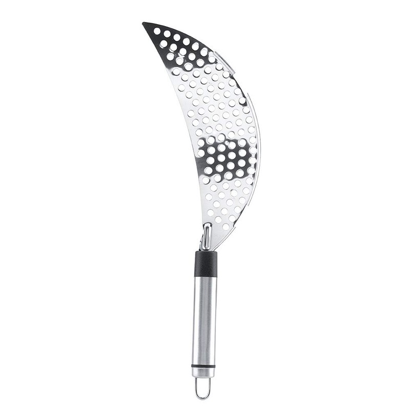 Stainless Steel Pot Strainer Kitchen Colander Drainer All Purpose Food