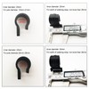 20 x Black Plastic C-Clips for Camping Awning Tent Poles