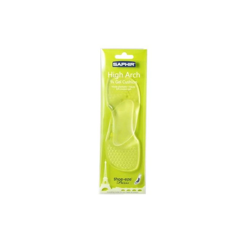 Sapir Shoe-eze High Arch 3/4 Gel Cushion, Women's, Clear Gel
