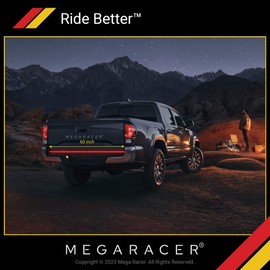 Mega Racer Double Row 60 Inch LED Tailgate Light Bar for Trucks - 5 Functions Brake/Running/Turn Signals/Reverse/Double Flashing Lights, 180 Pieces LED Diodes, IP67 Waterproof Rating, 1 Pc