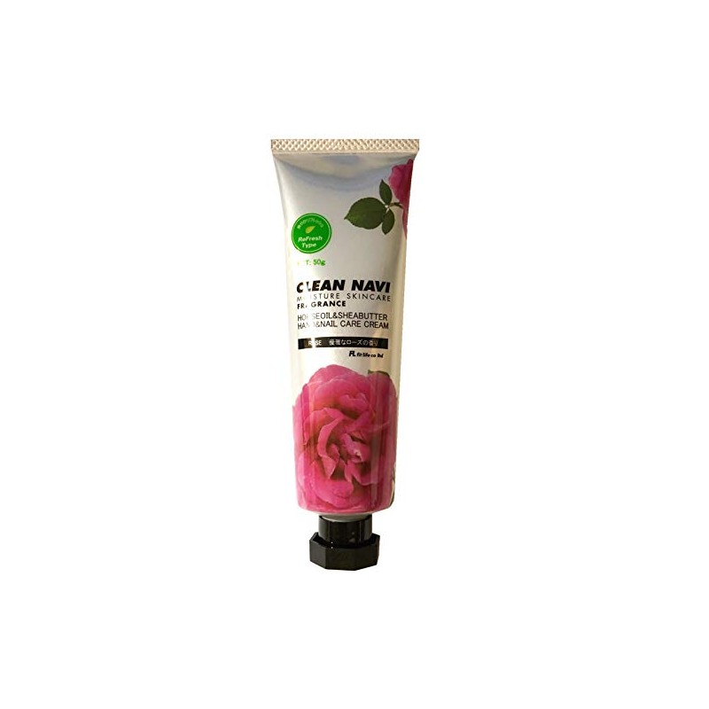 Clean Navi Hand & Nail Care Cream, Rose, 1.8 oz