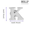 HOLLP Alphabet Jewelry A/C/J/K/M/S Letter Lapel Gift Initial English Pin
