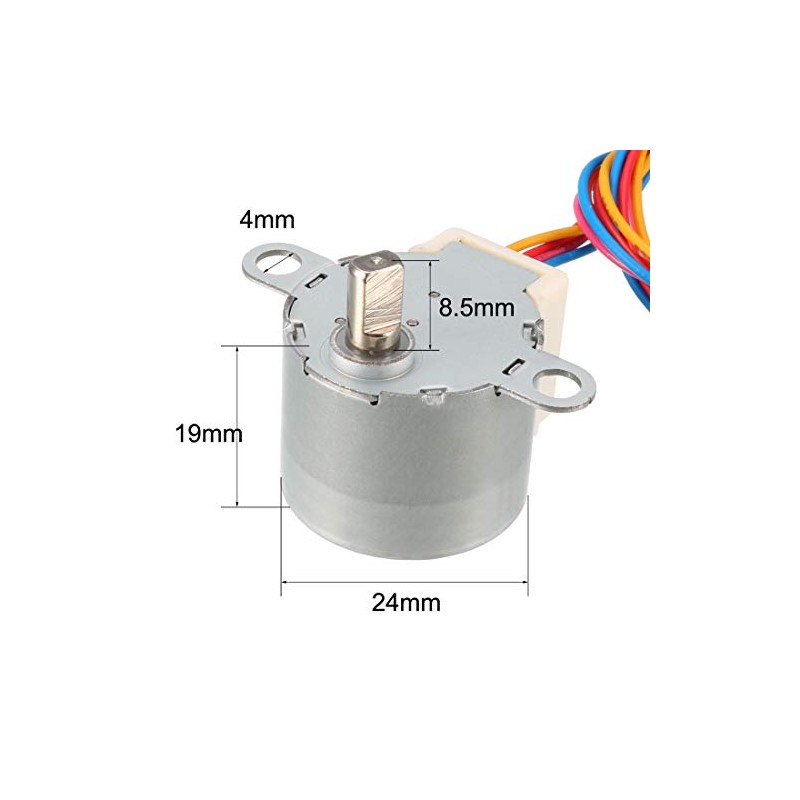 uxcell 2PCS 24BYJ48 DC 12V Reduction Stepper Motor Micro Reducer