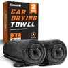 SOOWASH 2-Pack Microfiber Towels for Cars (36"x24") - Car Drying