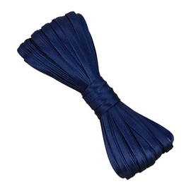 5Meters Dark Blue Satin Piping Trim 0.6cm Wide Piping Bias Tape for Sewing Fabric Edge Trimming
