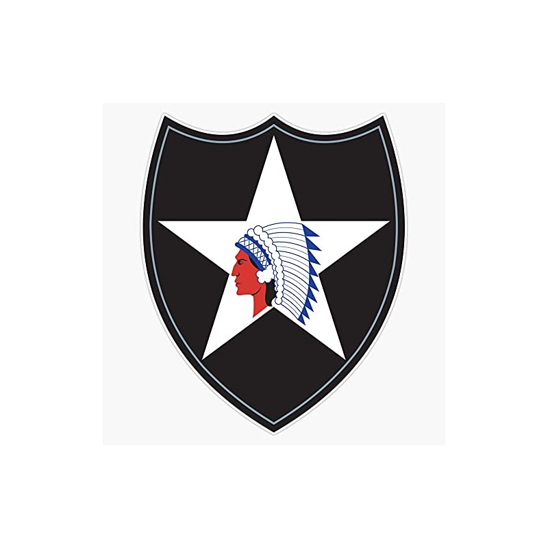 HOF Trading Army 2Nd Infantry Division Vinyl Sticker Waterproof Decal
