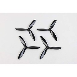 APC LPBD305037E-B4 4 Pack 5x3.7E Reinforced 3 Propeller for FPV Drone, Black