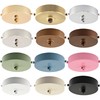 ElekTek 100mm Flat Top Ceiling Rose with Cord Grip Antique