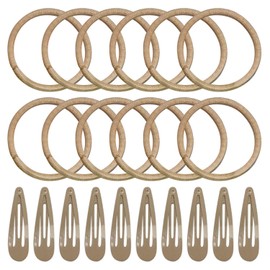 12 Hair Ties, 10 Hairpins, Elastic Hair Ties For Girls, Hair Ties For Women, Ponytail Elastic Bands, Decorative Hair Ties