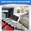 PATIKIL 5/16" Rubber Edge Trim, 6.6 ft Flexible U Channel