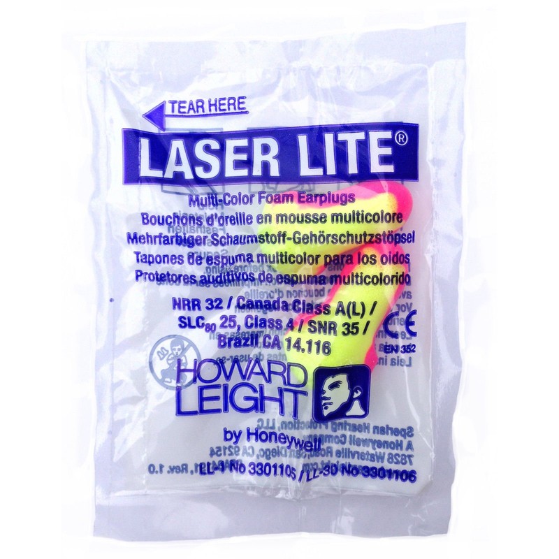 Laser Lite Ear Plugs 50 Pairs of Earplugs Wadle-Shop ®