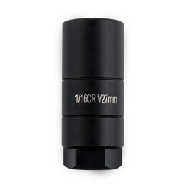 Oil Pressure Sensor Socket,Hexagonal Drive-27mm Socket for Removing Oil Sending Unit,Heavy Duty Chrome Molybdenum Steel 1 1/16 Sockets Fits 3/8"Drive,1 1/8"Hex Wrench (Black)