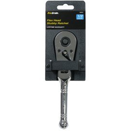 Pro-Grade 14013 1/2-Inch Drive with 6-Inch Flex Head Stubby Ratchet