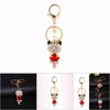 Hztyyier 3D Kitten Key Ring, Crystal Rhinestone Key Ring Charm