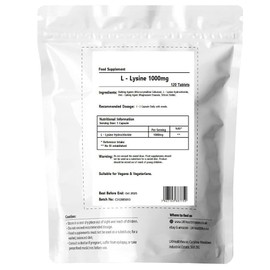 L-Lysine 1000mg Tablets (120)