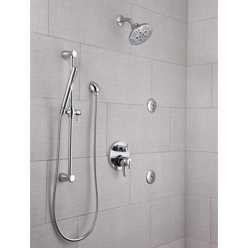 Delta Faucet RP6025KS Shower Flange Trim, Black Stainless