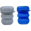 2PCS Travel Soap Case, Leak Proof Silicone Travel Soap Container