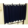 Katenya Outlet Flameproof Blackout Class 1 Cafe Curtain [Piti] Indigo