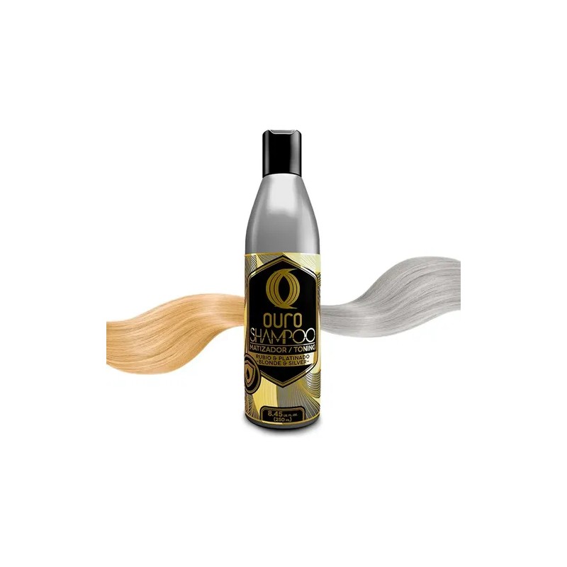 Ouro Shampoo Matizador Plata - Silver 250ml