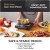 Elite Gourmet Electric Burner, 1000W Cast Iron Hot Plate, 7