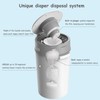 Bellababy Diaper Pail, Upgrade Baby Diaper Bin with Double Odor