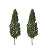 WINOMO 10pcs Model Trees Scenery Landscape Park Street Diorama Scenery