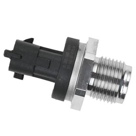 Baceyong Fuel Rail Pressure Sensor, Suitable for Multiple Vehicles, 3 Pin, Black, Silver, 0 - 200 bar, Flange Mount, Electrical Signal, Automotive, 1* Sensor