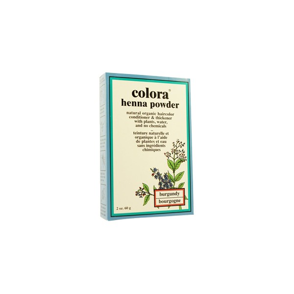 Colora Henna Powder Hair Colour (Burgundy) - 60g