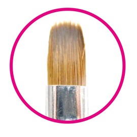 Naility! Gel Brush #5 Oval (Colinsky Hair)