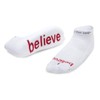 I believe white low-cut socks