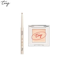 TOOQ Waterproof Slim Eyeliner + Primer Set 2items [2024 April Limited], Color:Burnt Toast