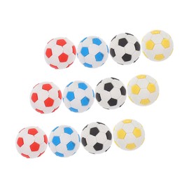 INOOMP 12 Pcs 3D Soccer Eraser Cute Design for School and Office Use
