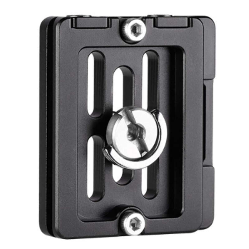LEOFOTO Quick Release Plate NP-50 with Prism Rail Compatible with