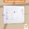DATEFUN Document Wallet A4 Pack of 20, Three-Dimensional Document Folder