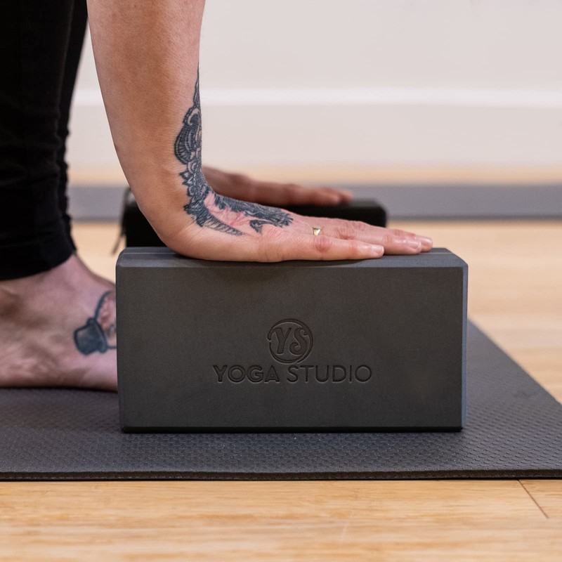 Yoga Studio High Density EVA Foam Yoga Block Twin Pack
