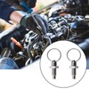 2 Pieces Spring Plunger with Pull Ring, Stainless Steel Locking